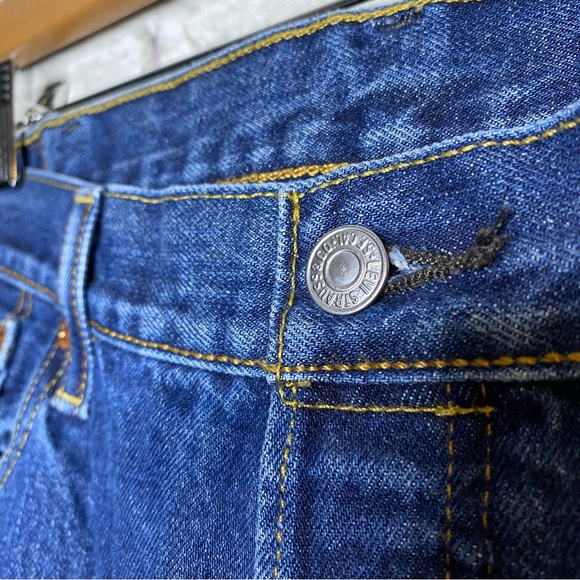 Levi Strauss - Men’s 501 button down Dark Blue Jeans - 38x29 - Picture 8 of 10